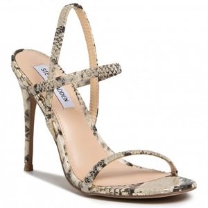 Steven Madden Gabriella Gold Snake Stelleto Women's 8.5